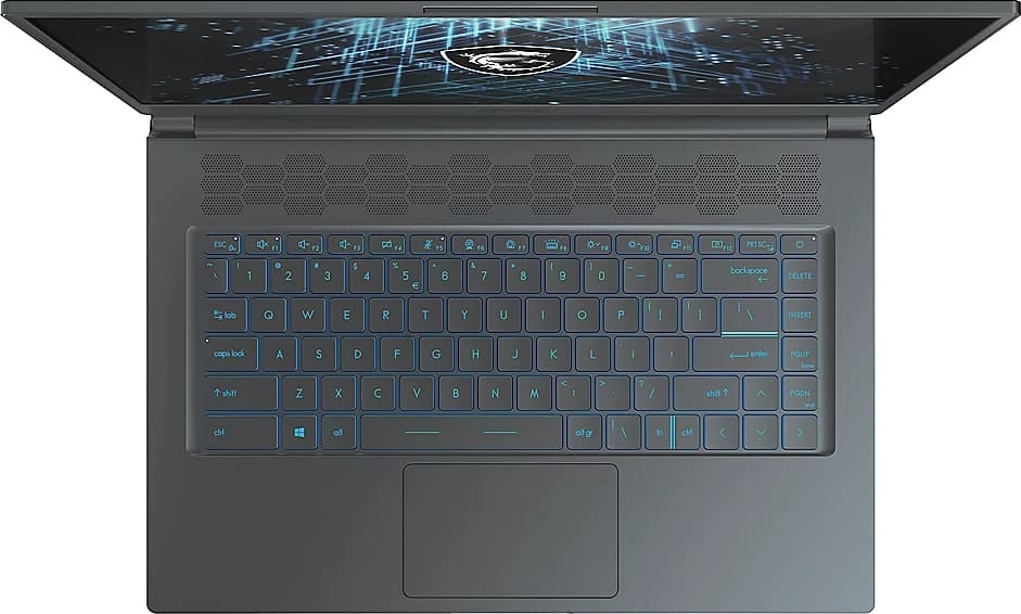 MSI Stealth 15M Keyboard - Best Gaming Laptop Under 1500