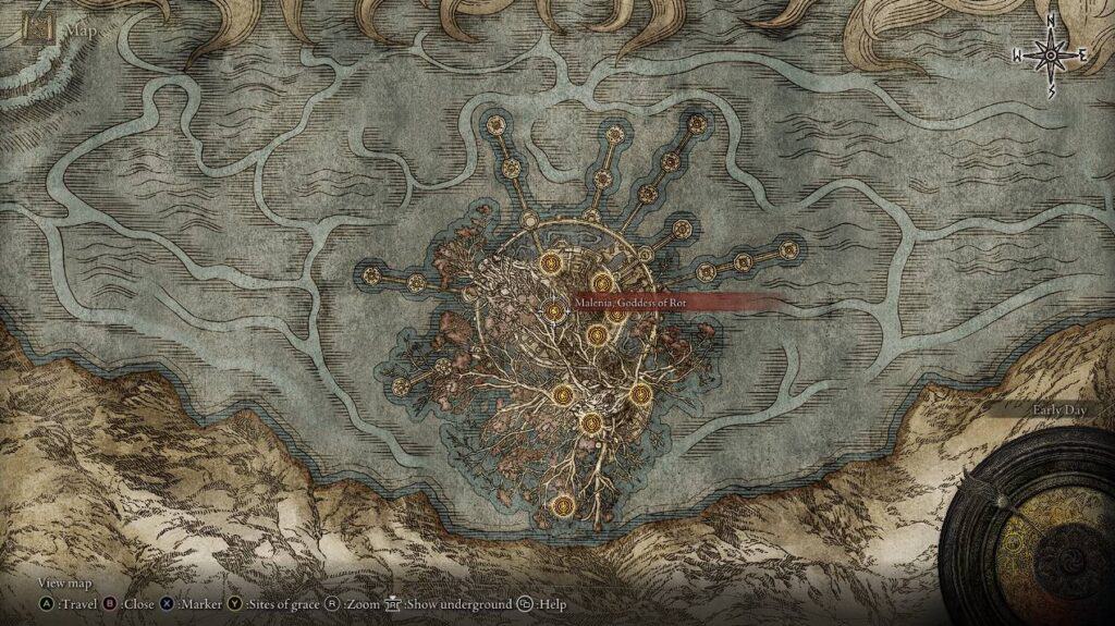 Malenia Boss Map